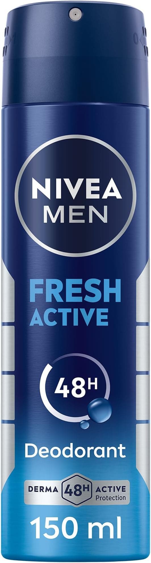 NIVEA MEN Antiperspirant Spray for Men, Fresh Active 150ml