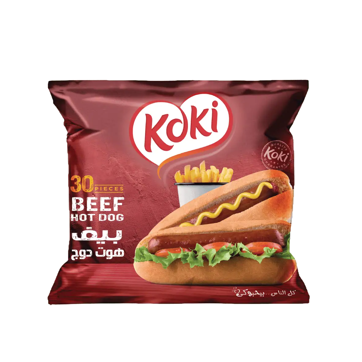 Koki Beef Hot Dog 30Pcs