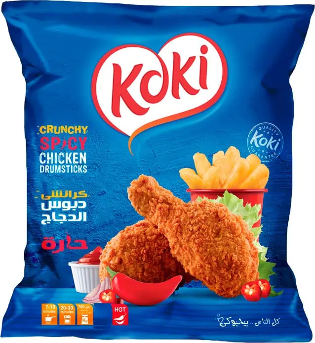 Koki Crunchy Fried Meal Spicy12Pcs+Fries