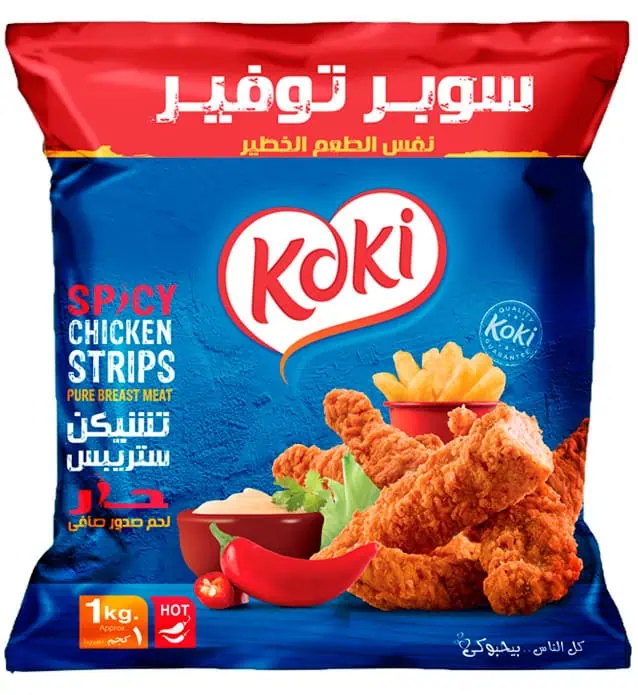 Koki Strips Spicy 1KG