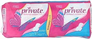 Private Pads Extra-Thin Super 16 Pads