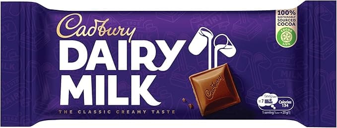 Cadbury Dairy Milk Plain Chocolate 50gm