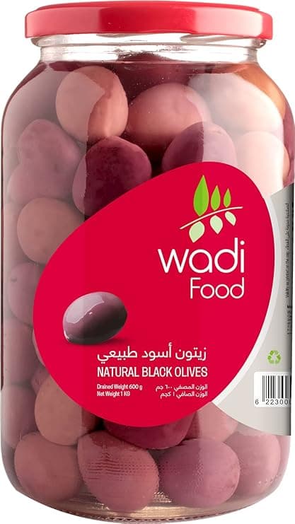 Wadi Food Black Olives 1Kg