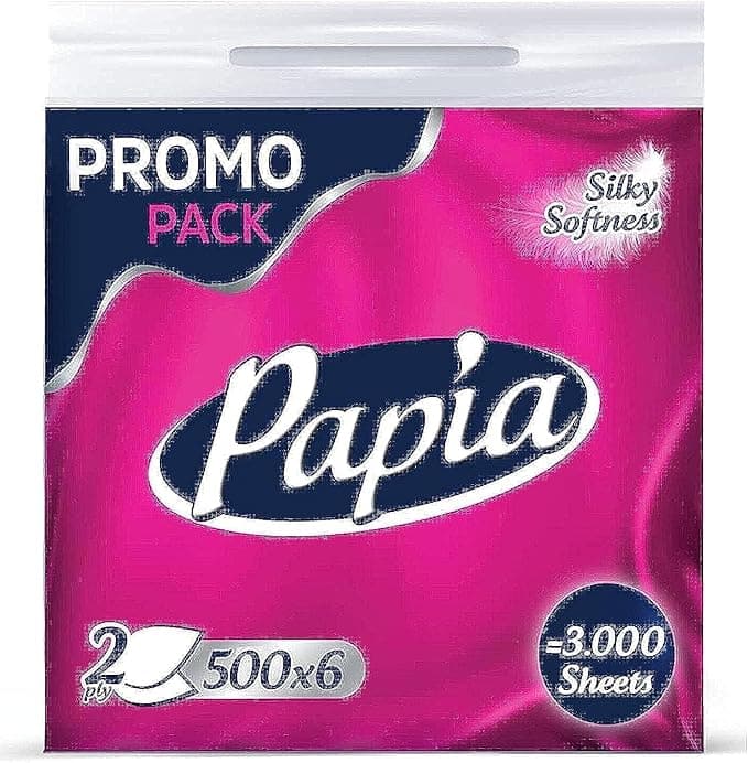 Papia Facial Tissuses 500 * 6 Pcs