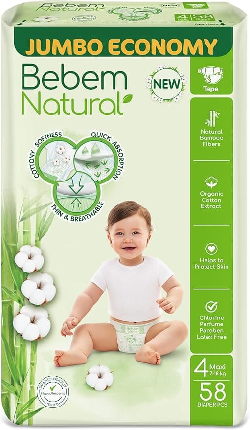 Bebem Natural diapers maxi S4 - 58