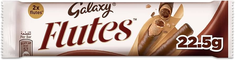 Galaxy Flutes Wafer Chocolate 22.5Gm
