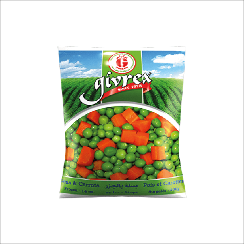 Givrex Frozen Peas & Carrot 400gm
