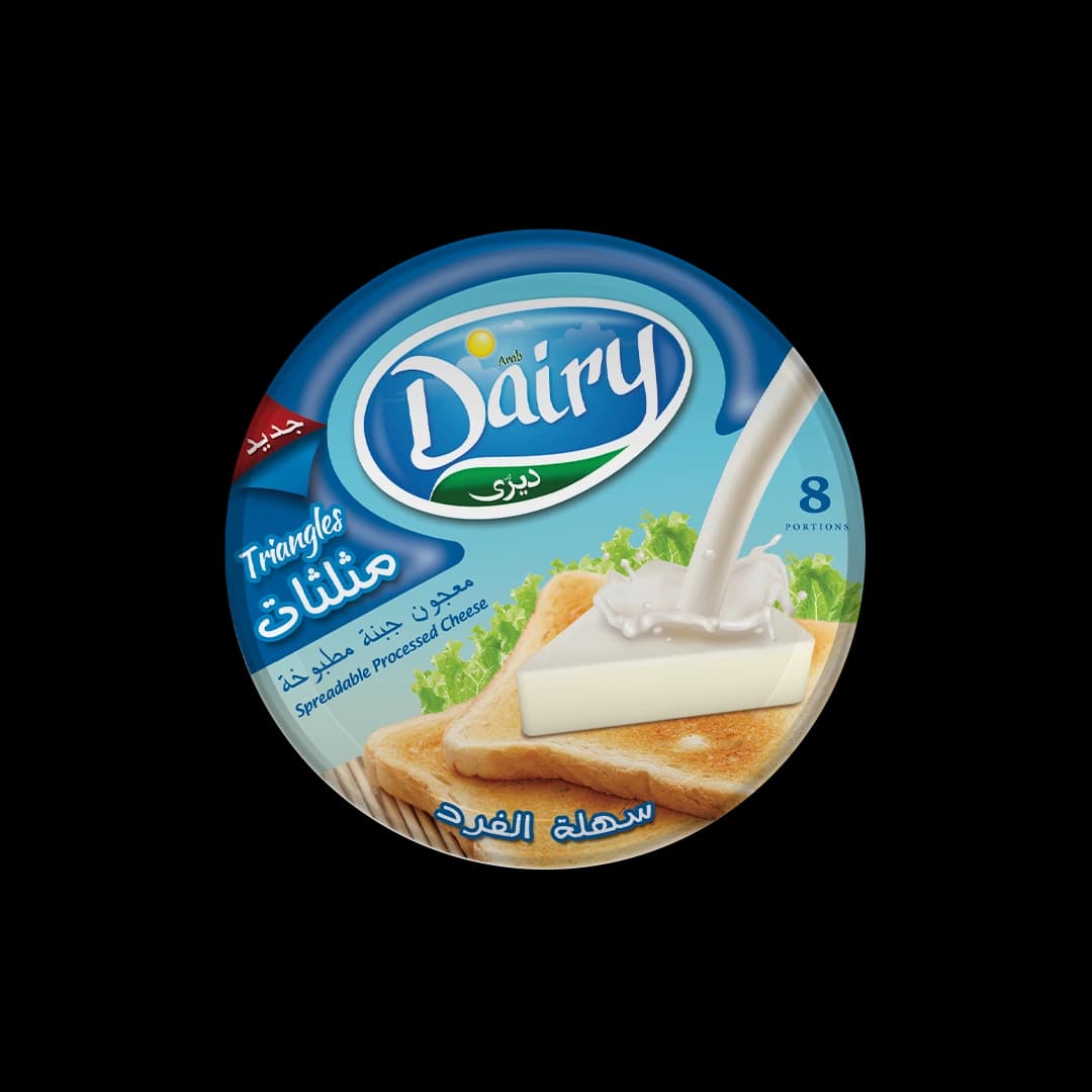 Dairy triangle cheese 8p