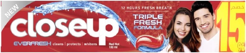 Closeup Tooth Paste Red Hot 100ML