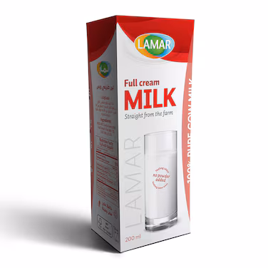Lamar Full Cream Milk 200ml