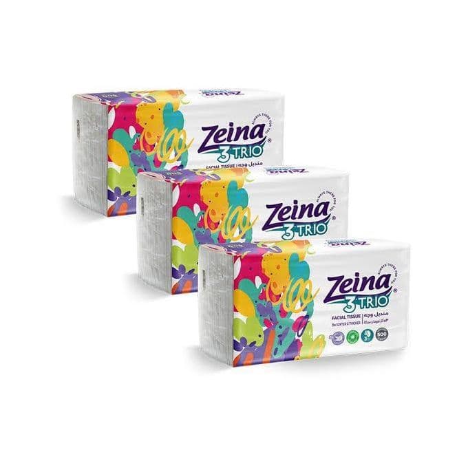Zeina Tissues 500*3 Trio.