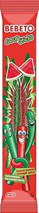 BEBETO sour sticks 30 gm Watermelon