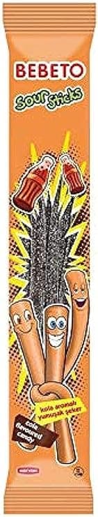 BEBETO sour sticks 30 gm cola
