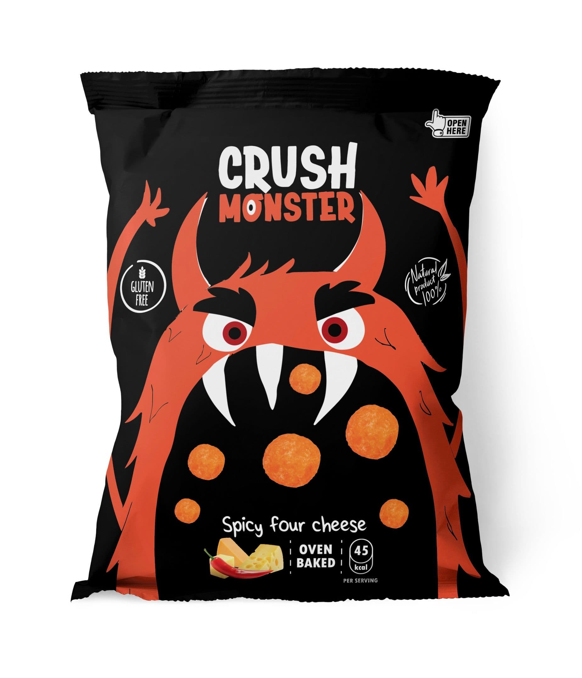 Crush Monster spicy cheese 70 G.