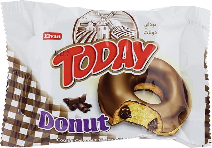 Today Dounut coated With Choclate