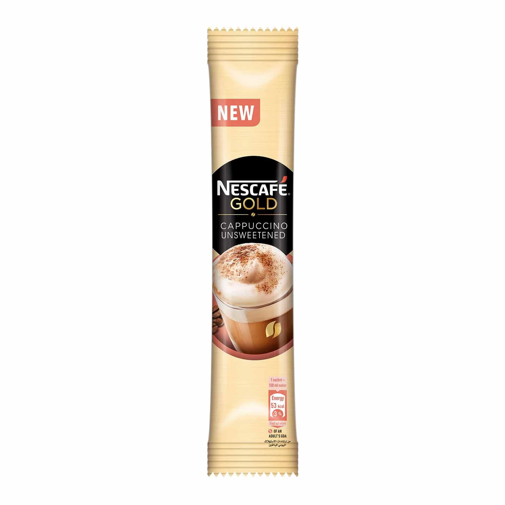 Nescafé Gold Cappuccino Unsweet. 12.5gm