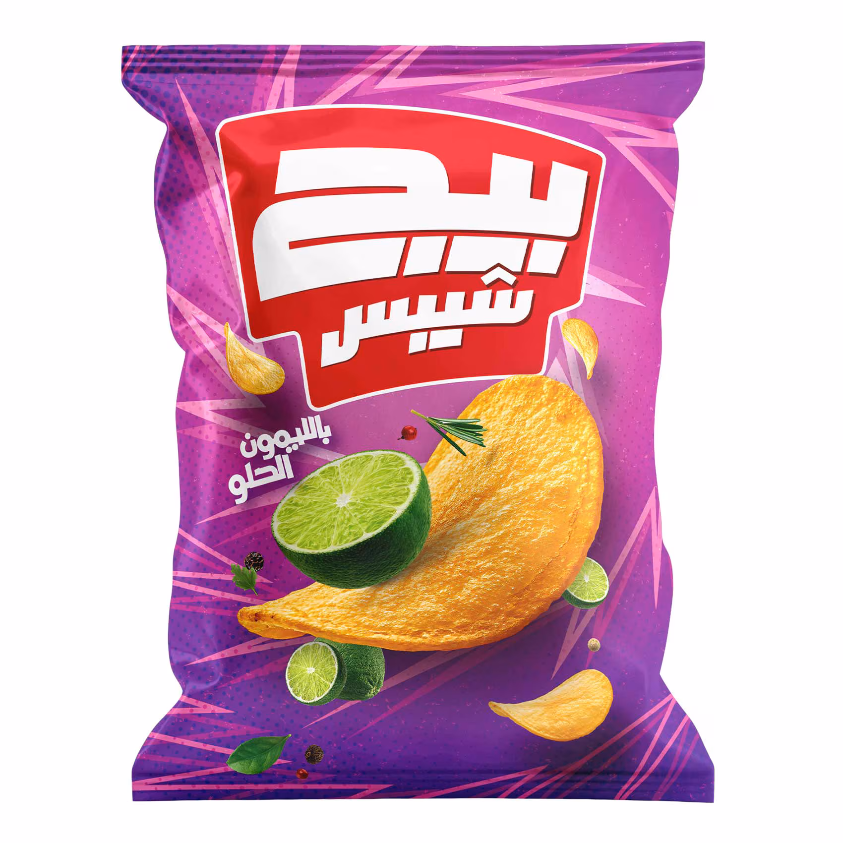 big chips sweet lemon 75-85 g