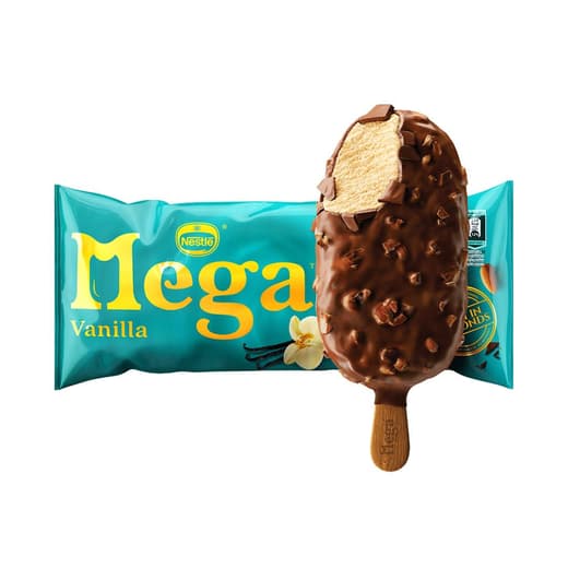 Mega Ice Cream W/Vanilla 85ML