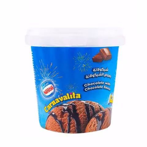 Nestle Carnavalita Twist Ice Cream Chocolate with Chocolate Sauce 140g