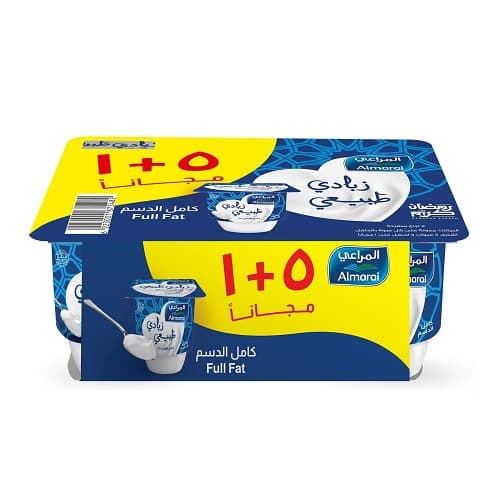 Almarai Yoghurt Plain 5+1 105GM