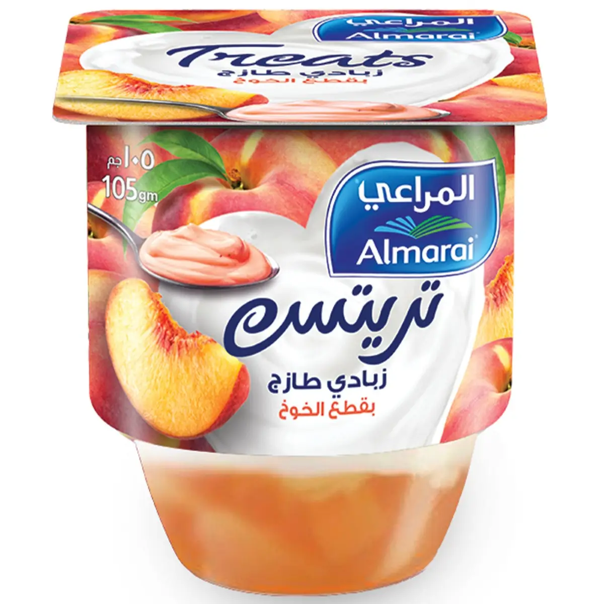 Almarai Treats Peach Yoghurt 105gm