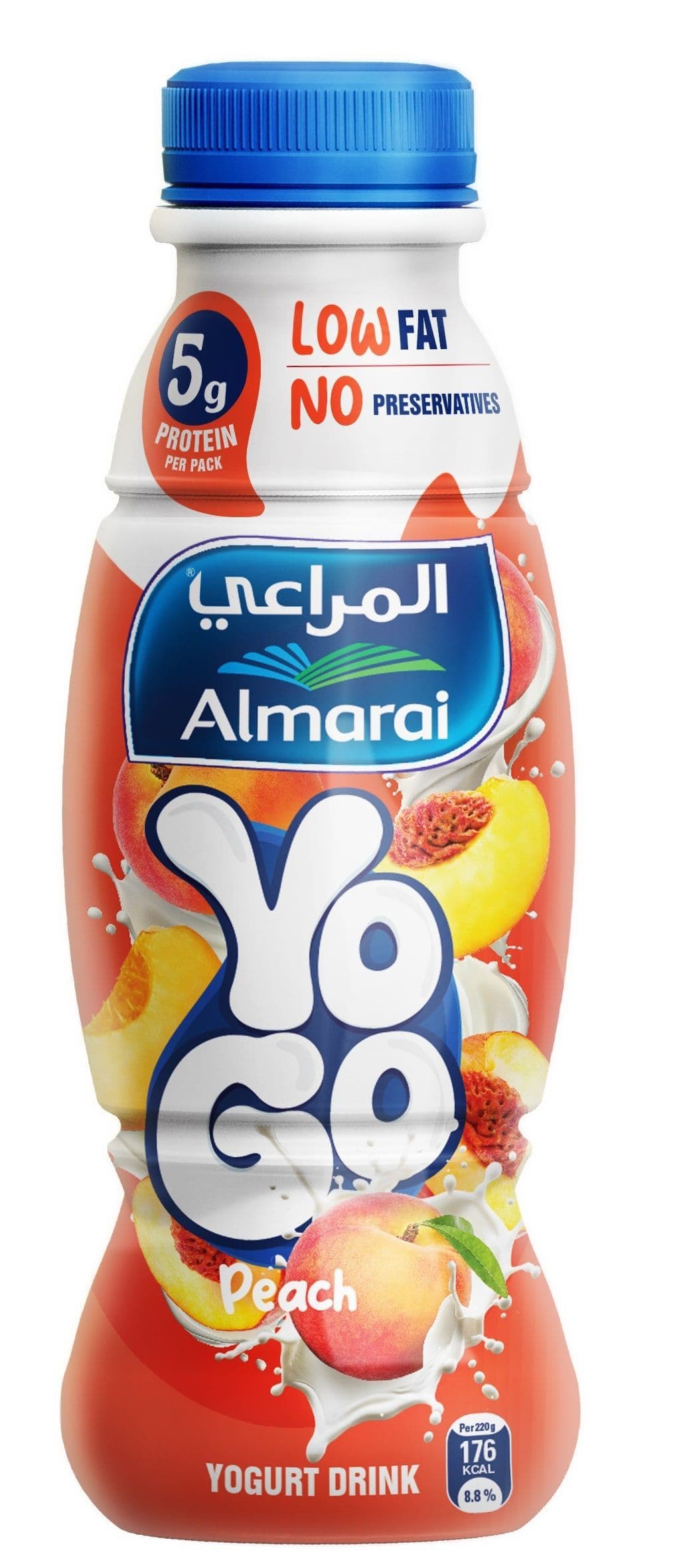 Almarai Yogo Peach Drinking Yogurt 425ml