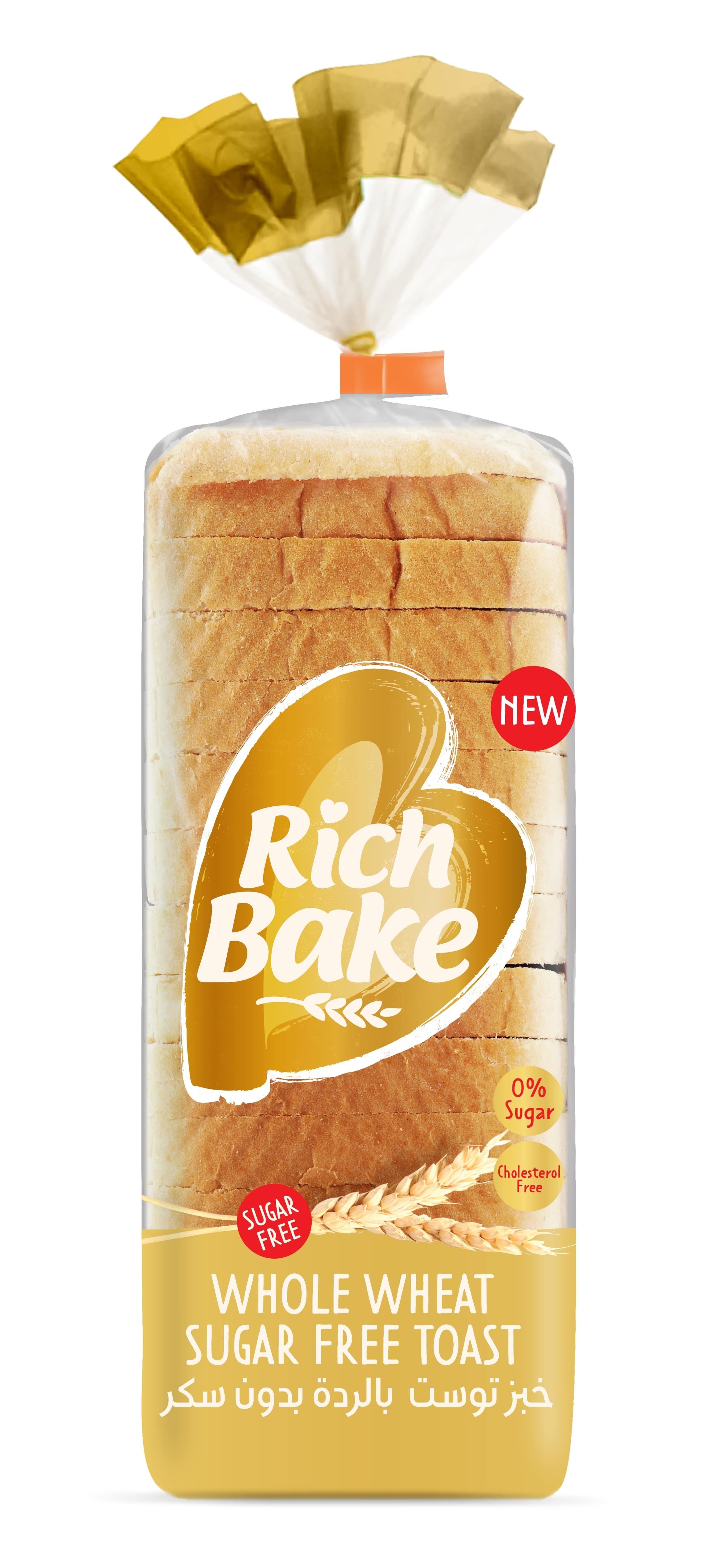 Rich Bakeً whole wheatsugar free toast