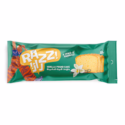 Razz pound Cake Vanilla 225Gm