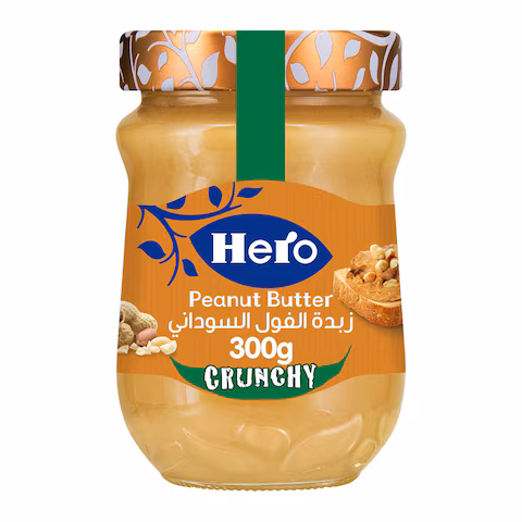 Hero Peanut Butter - 300 gm (Crunchy)