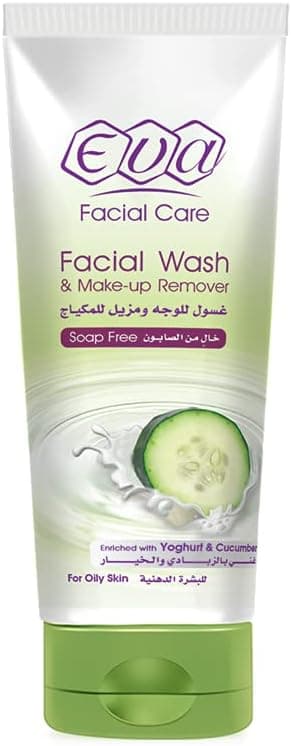 Eva Skin Care - Face Wash and Makeup Remover, with Yogurt and Cucumber, 150ml