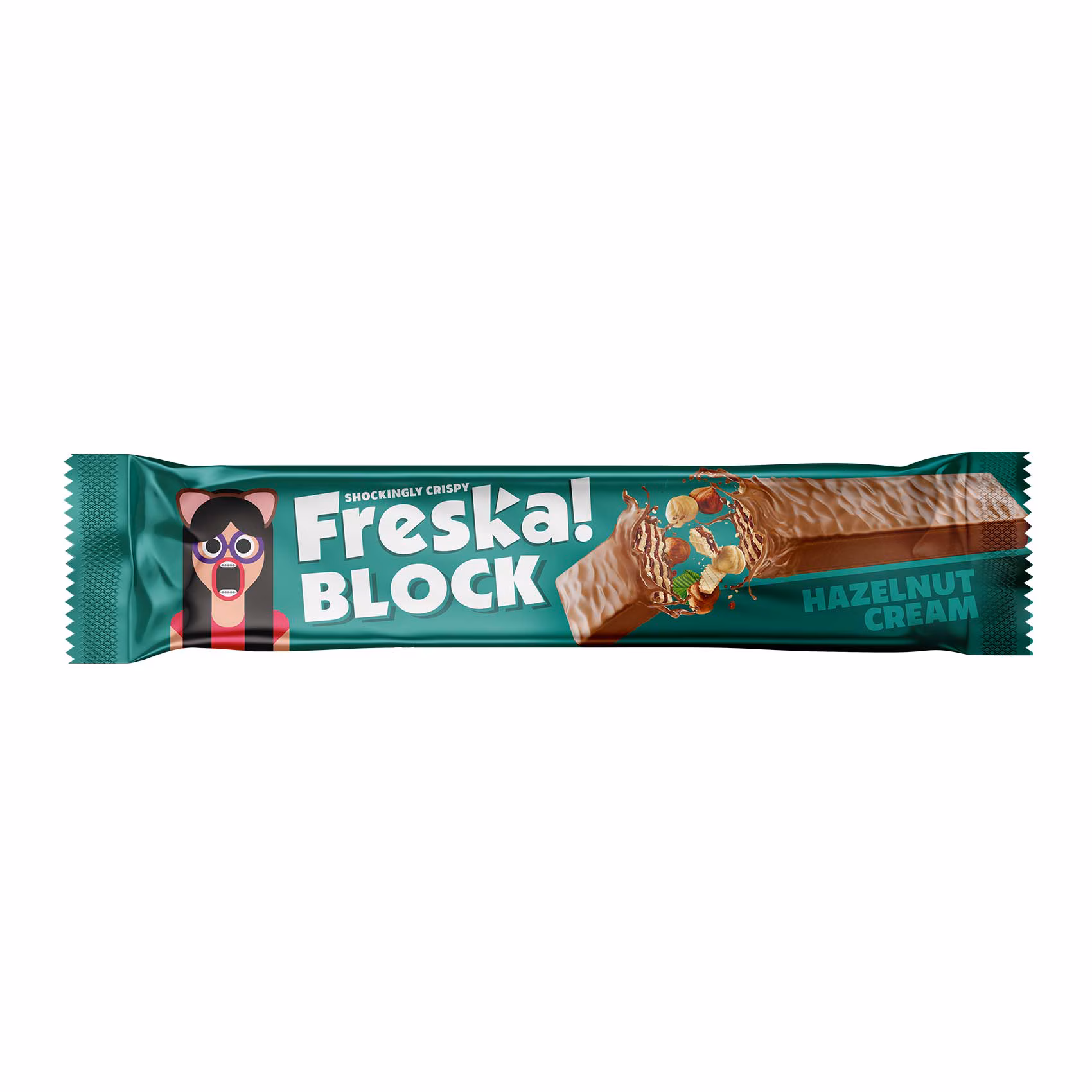 Freska Block Wafer With Hazelnut