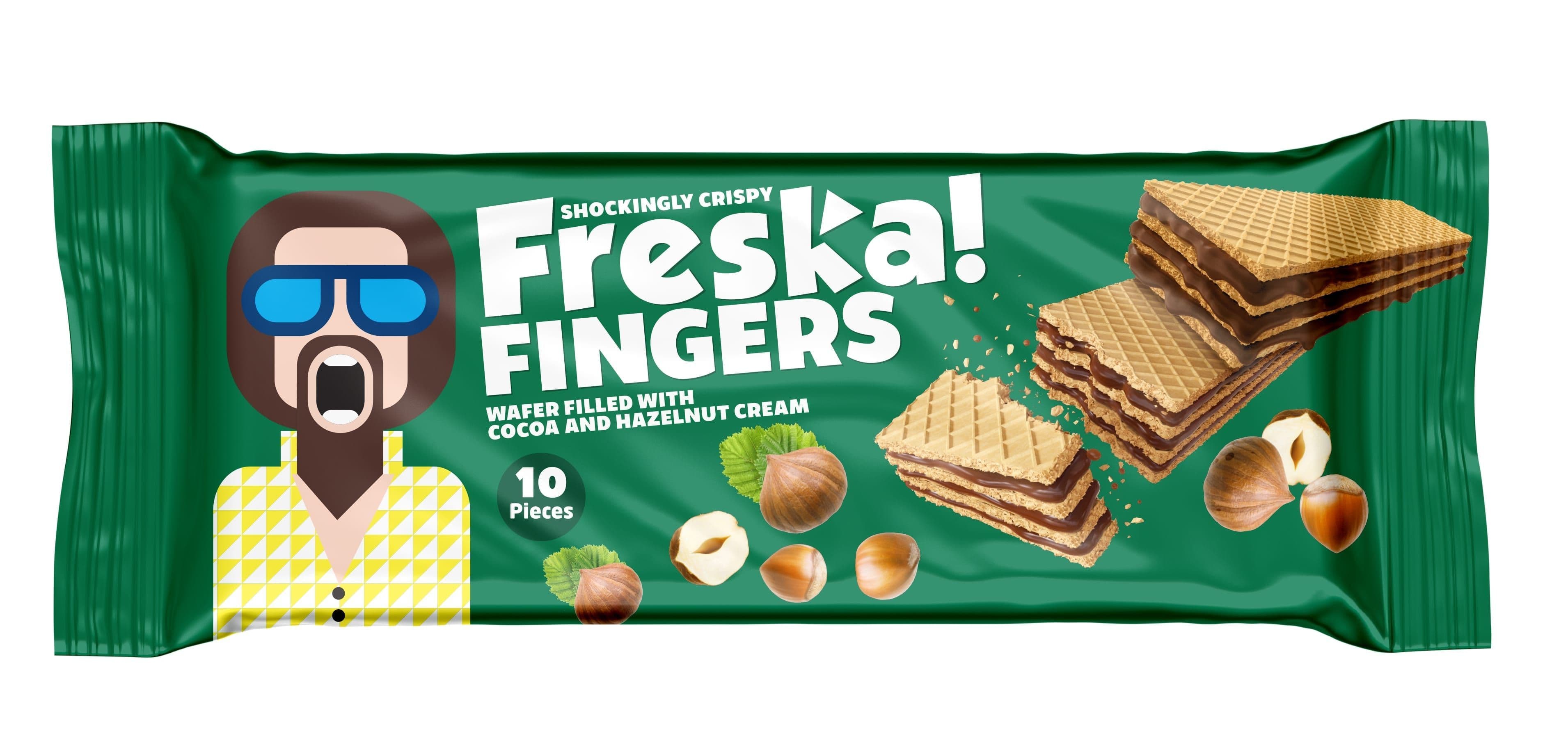 Freska Fingers White Hazelnut-