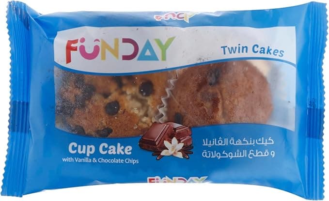 Fun Day Cupcake Vanilla & chocolate chip
