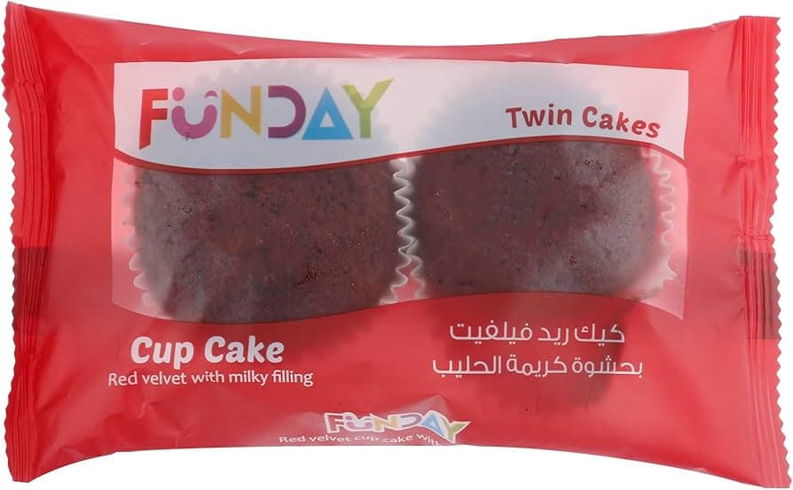 Fun Day Cupcake Red Velvet With Milk