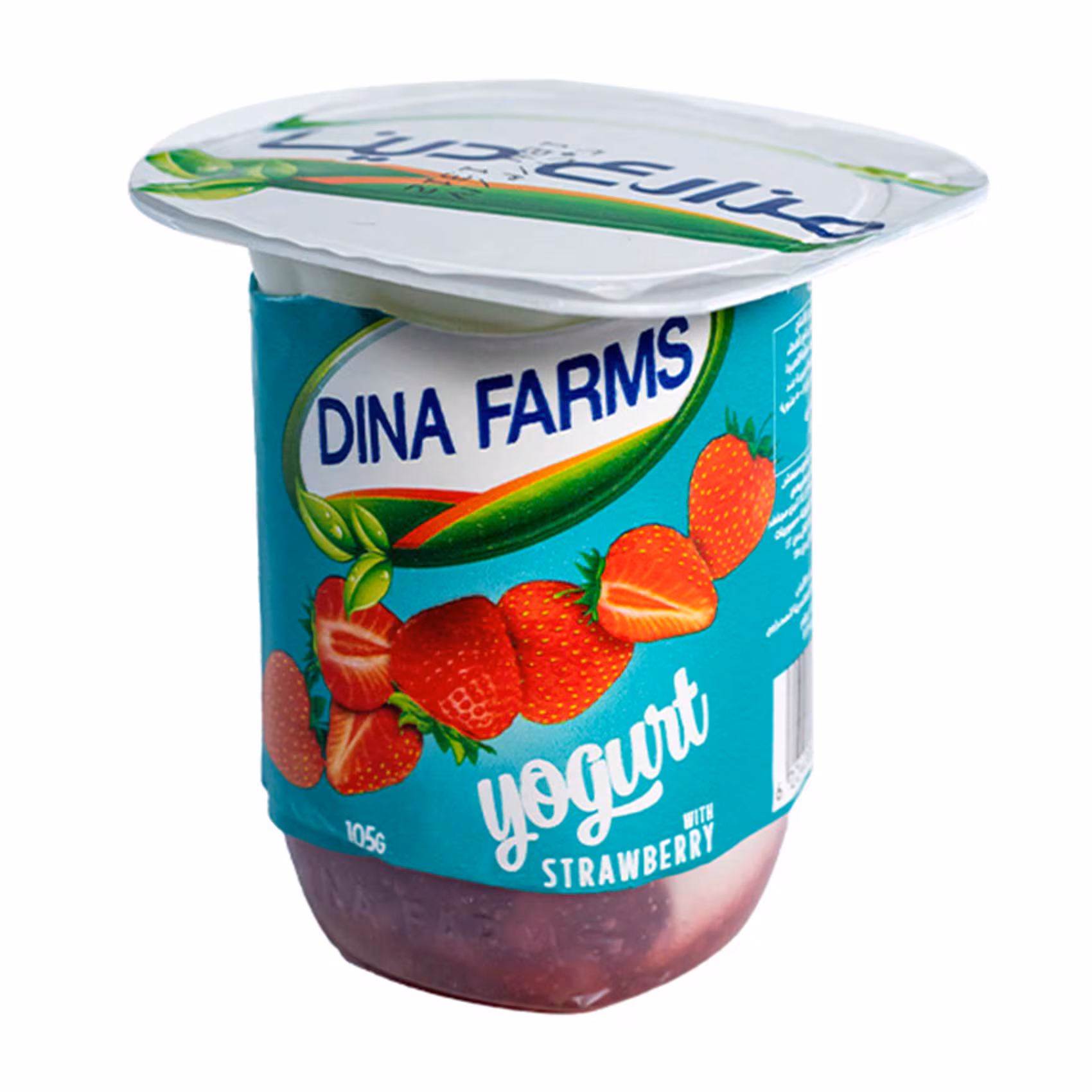 Dina Farms Strawberry pieces Yoghurt 105 gm