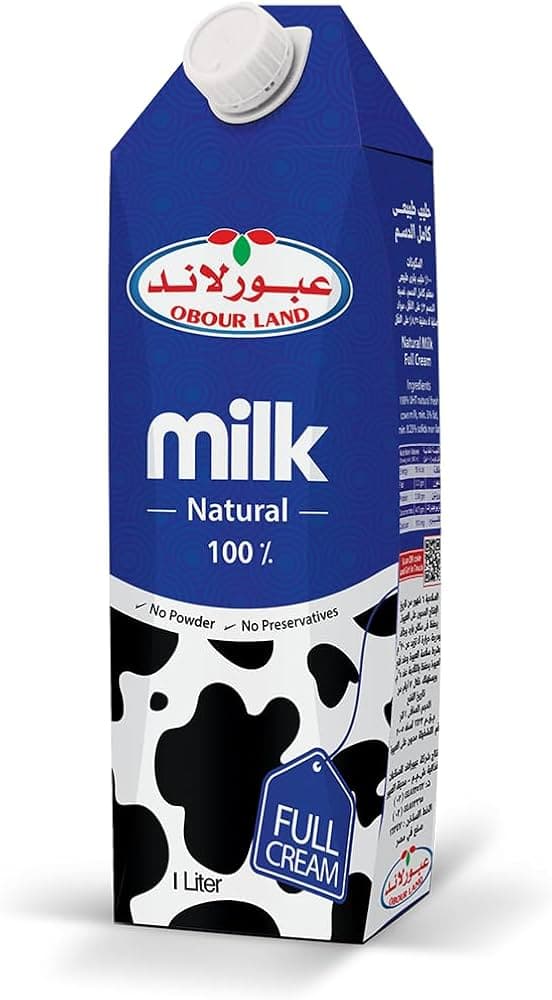 Obour Land Full Cream Milk 1L