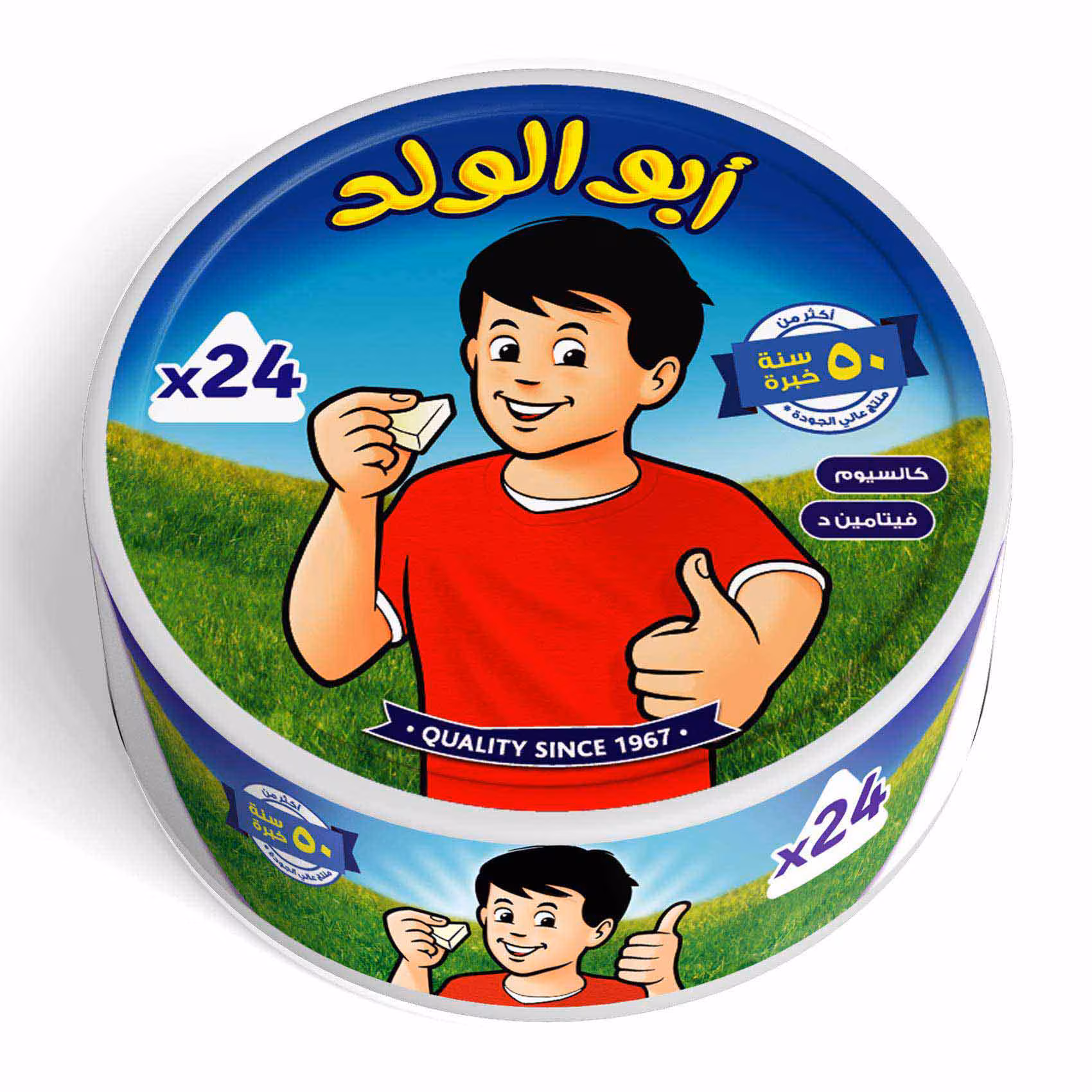Abu El Walad Cheese Triangle 24 PCS