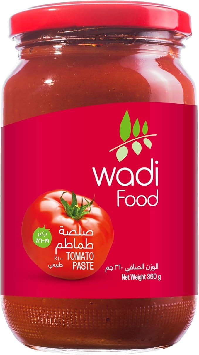 Wadi Food Tomato Paste 360 gm Jar