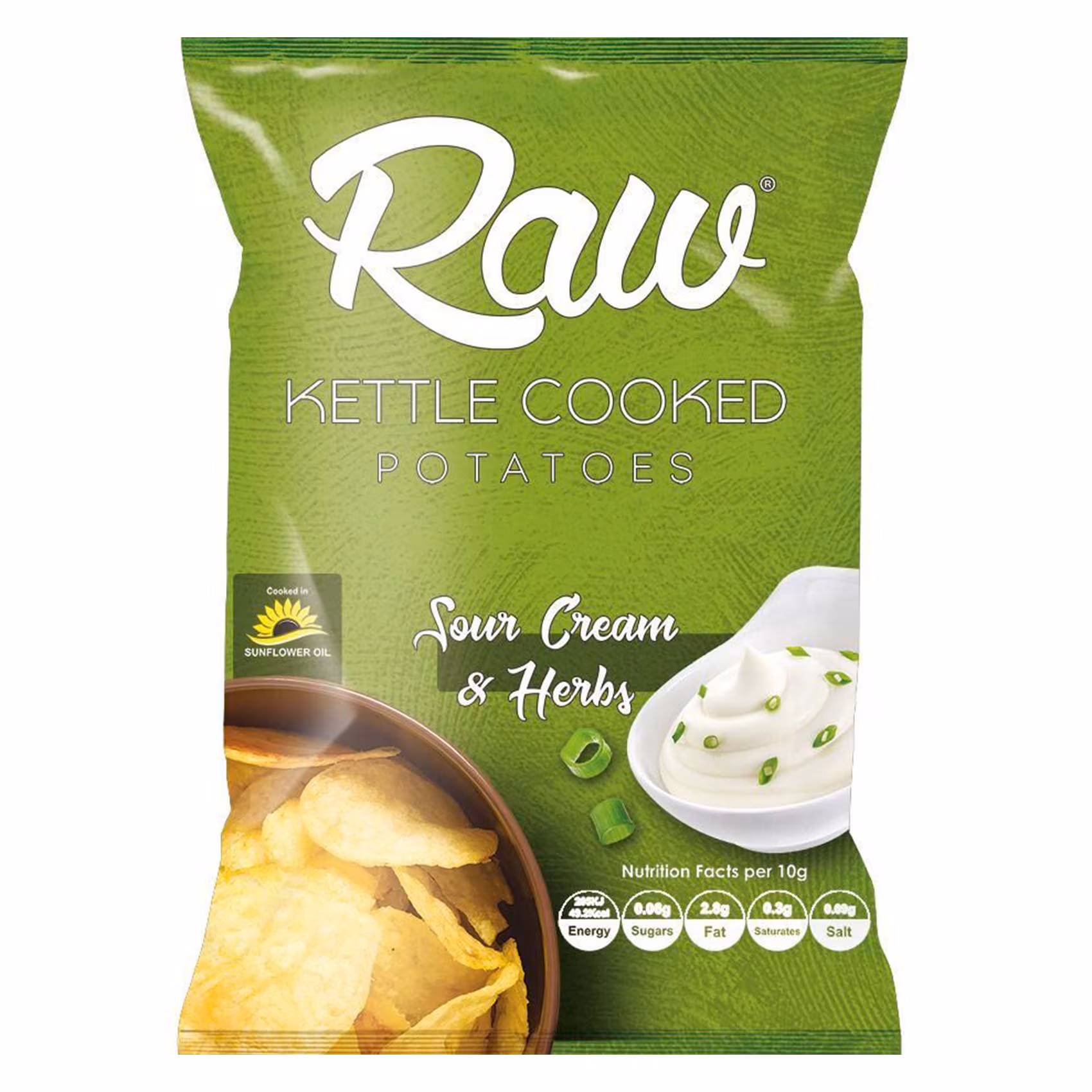 Raw sour cream & herbs 40 Gm