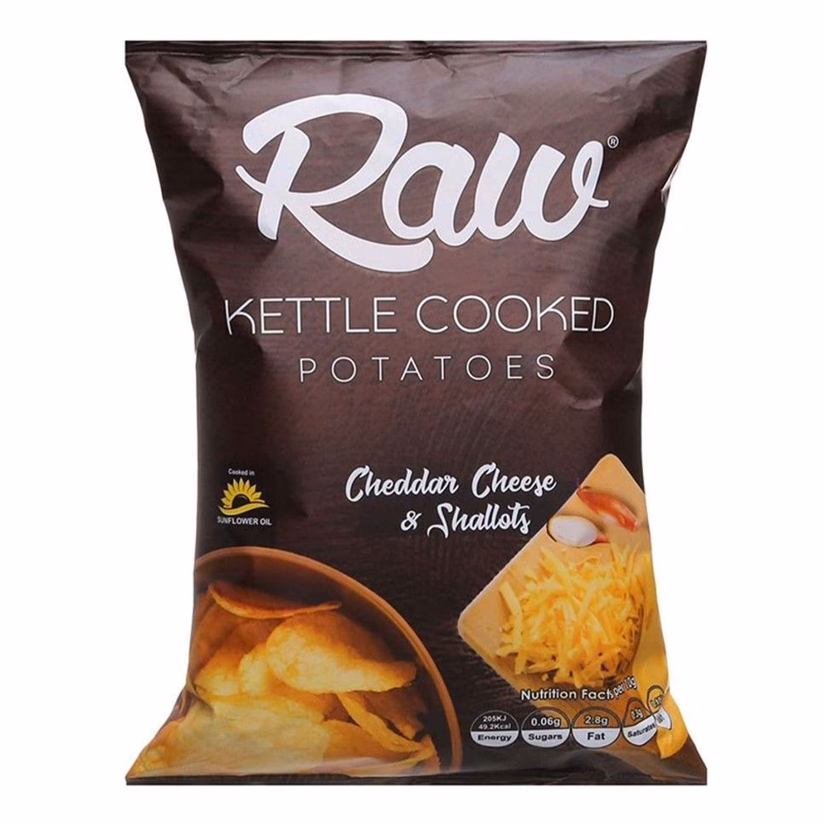 Raw Cheddar Cheese& shallots 40 Gm