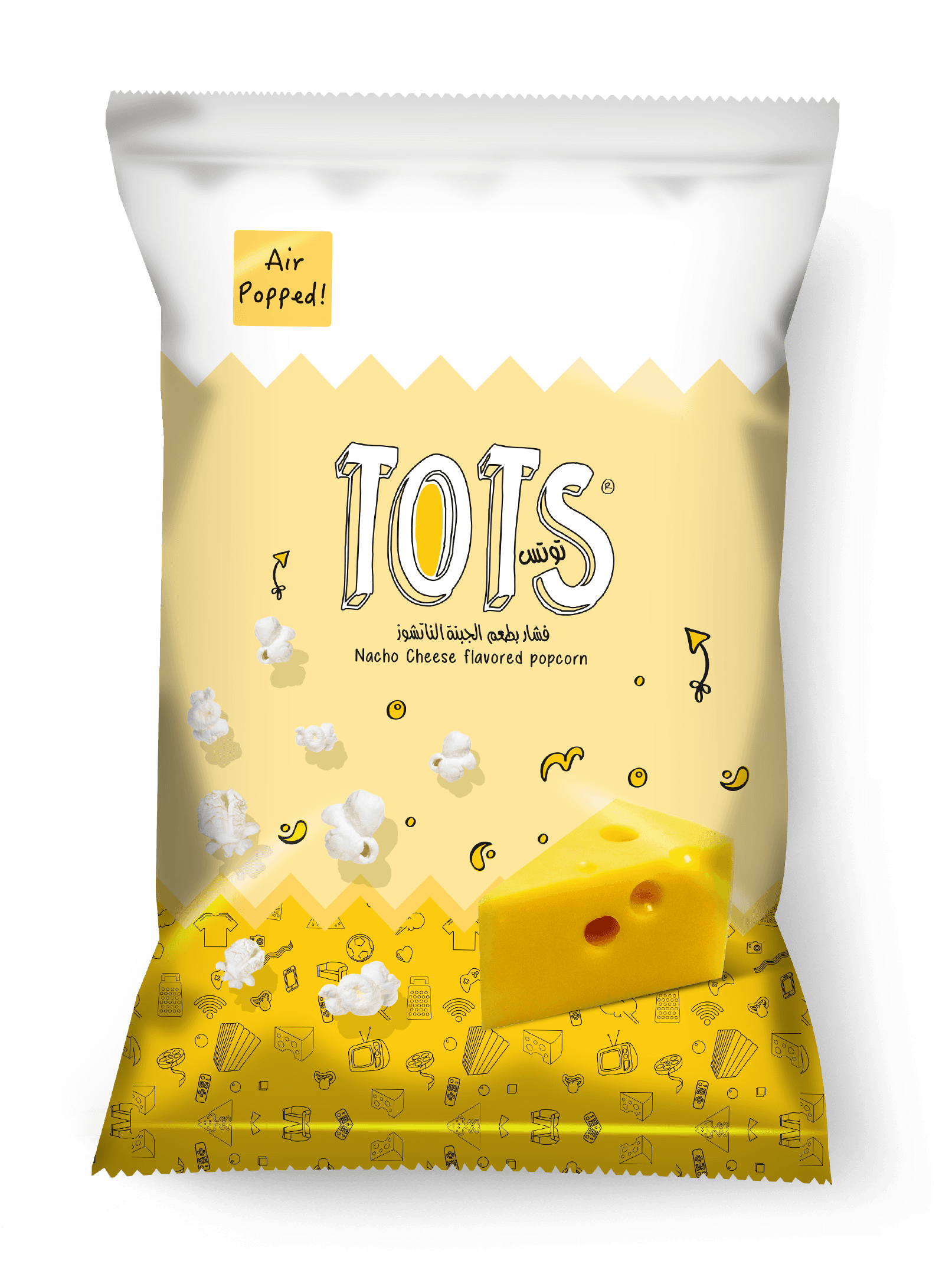 TOTS Popcorn Nacho Cheese 40- 50 gm