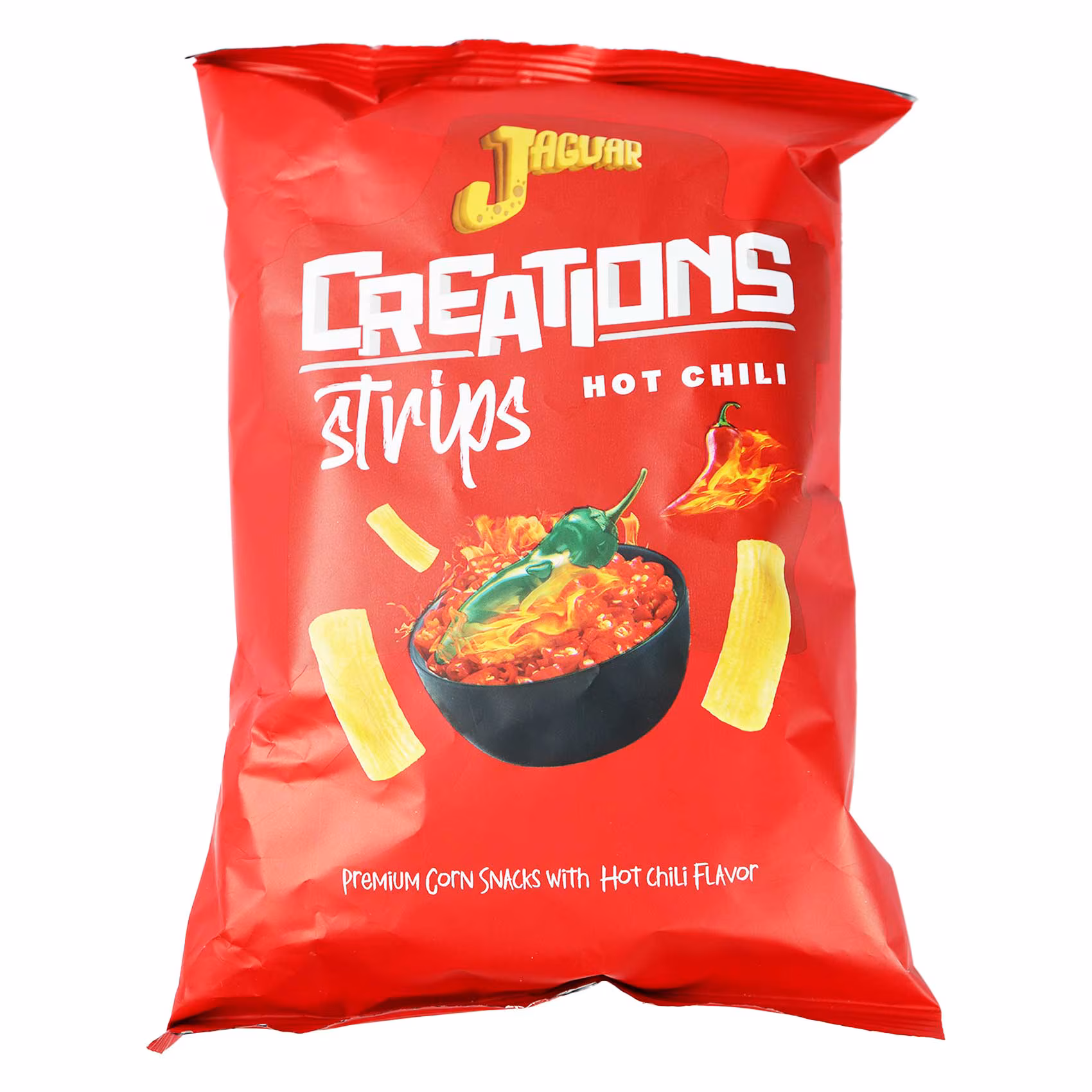 Jaguar Creations Strips with Hot Chili - 38 gram