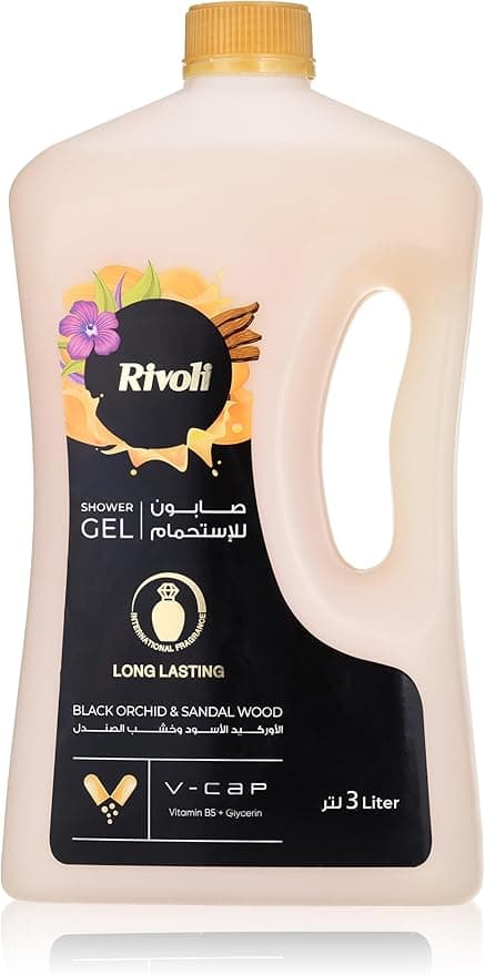Rivoli shower gel black 3ltr