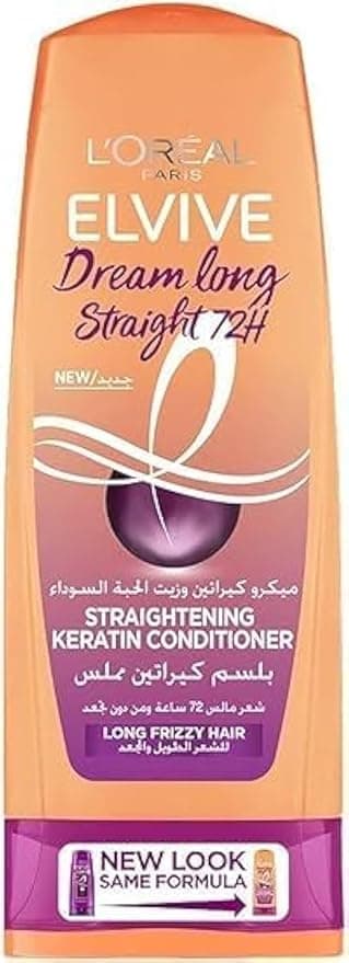 L’Oréal Paris L'Oréal Paris Elvive Straightening Keratin Conditioner for Long and Frizzy Hair - 360 ml